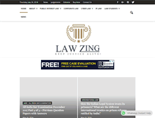 Tablet Screenshot of lawzing.com